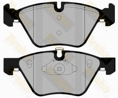 BRAKE ENGINEERING pa1561 -  Комплект тормозных колодок, дисковый тормоз